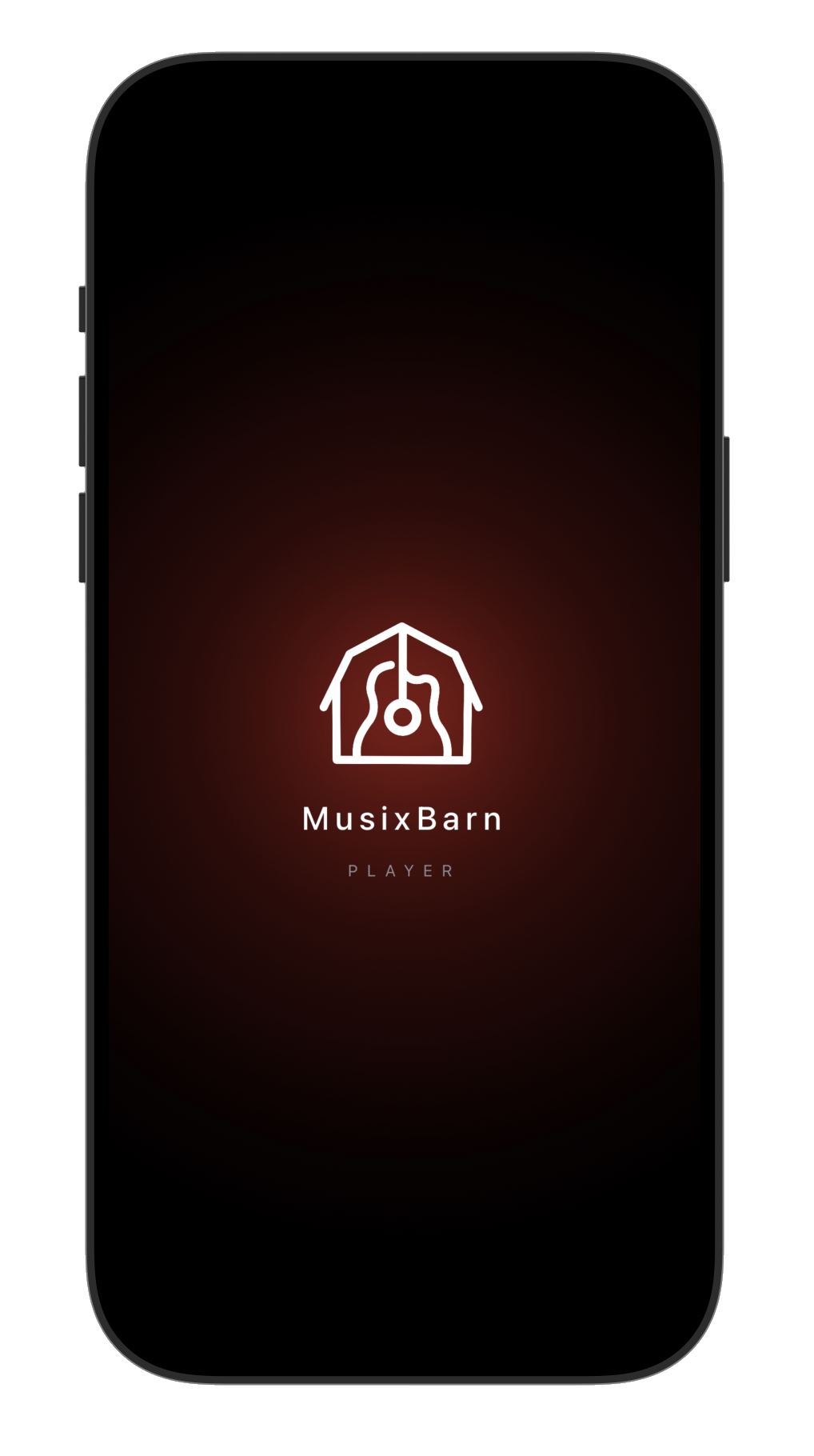 MusixBarn Player app on iPhone